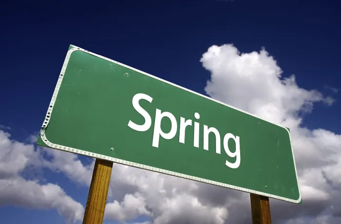 Framed Print : Spring Road Sign Print with Dramatic Clouds Framed Print : Spring Road Sign Print with Dramatic Clouds