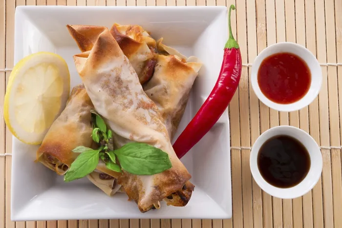 Framed Print : Spring Roll Print Framed Print : Spring Roll Print