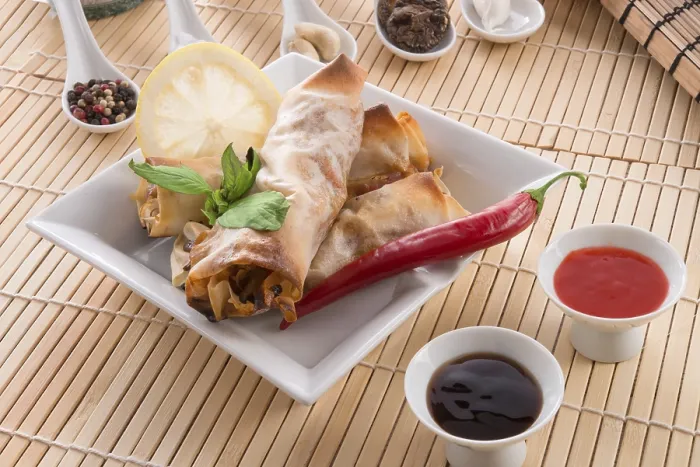 Framed Print : Spring Roll Print Framed Print : Spring Roll Print