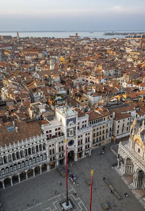 Framed Print : Print of St Mark's Clock Tower on St Mark's Square, Venice Framed Print : Print of St Mark's Clock Tower on St Mark's Square, Venice