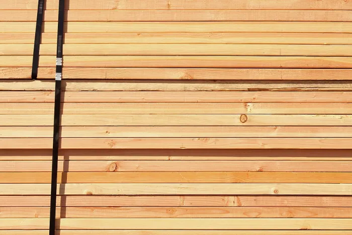Framed Print : Stack of Building Lumber Print at Construction Site