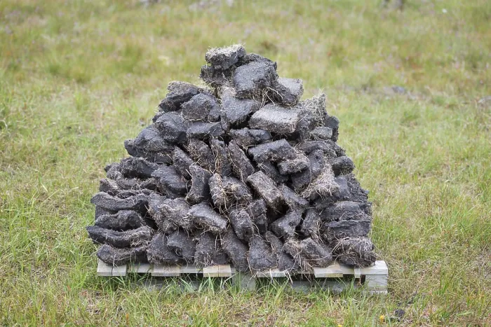 Framed Print : Scottish Highland Peat Extraction Print Framed Print : Scottish Highland Peat Extraction Print