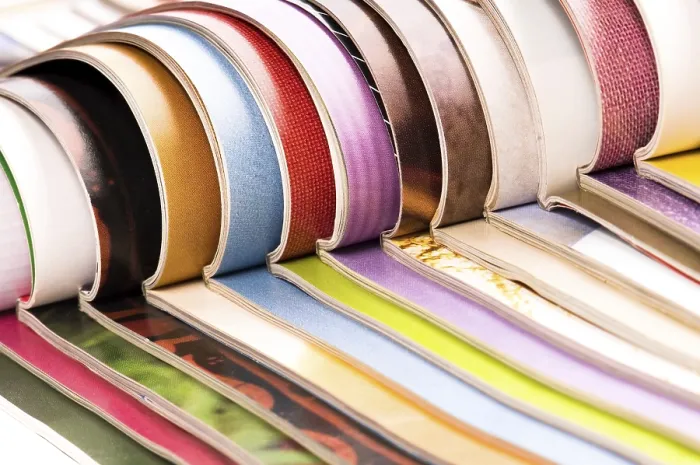 Framed Print : Stack of Open Magazines Print Framed Print : Stack of Open Magazines Print