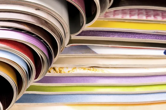 Framed Print : Polish Magazine Print Stack Framed Print : Polish Magazine Print Stack