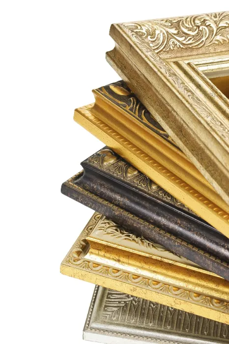 Framed Print : Stack of Picture Frames Print Framed Print : Stack of Picture Frames Print