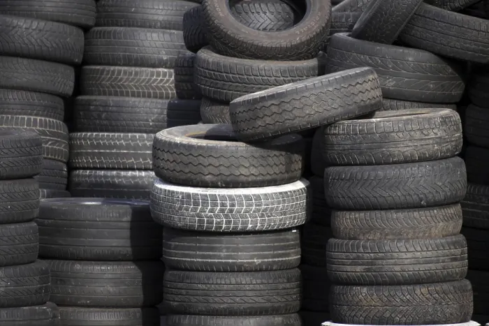 Framed Print : Stack of Used Tyres Print Framed Print : Stack of Used Tyres Print