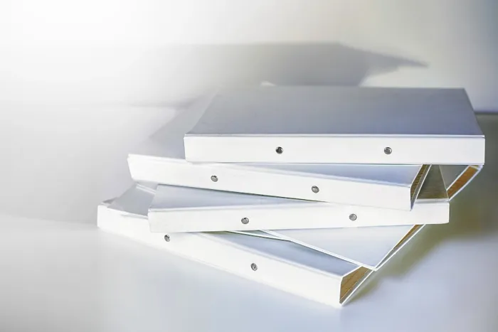 Framed Print : Office Supplies Print: Stack of File Folders Framed Print : Office Supplies Print: Stack of File Folders
