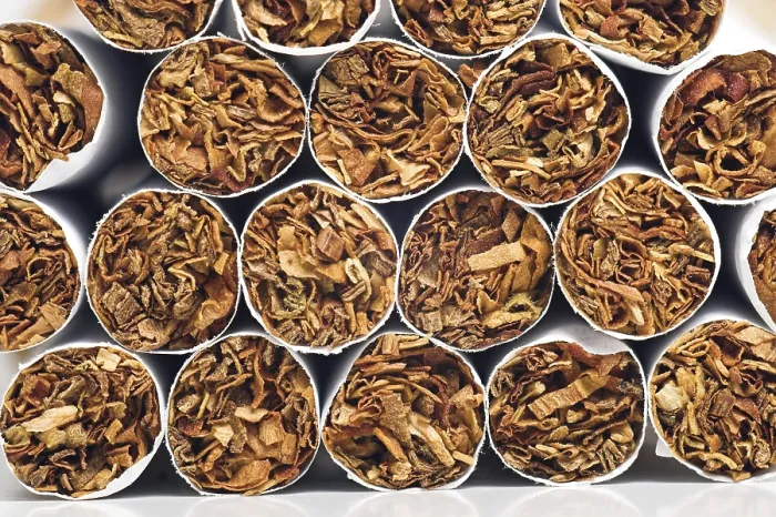 Framed Print : Stacks of Cigarettes Ready for Packaging Print Framed Print : Stacks of Cigarettes Ready for Packaging Print