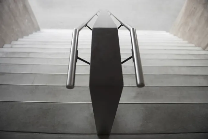 Framed Print : Staircase with Railing Print Framed Print : Staircase with Railing Print