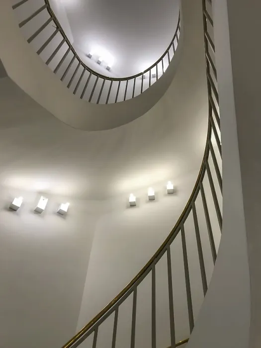 Framed Print : Germany Staircase Print with Railing and Lighting Framed Print : Germany Staircase Print with Railing and Lighting