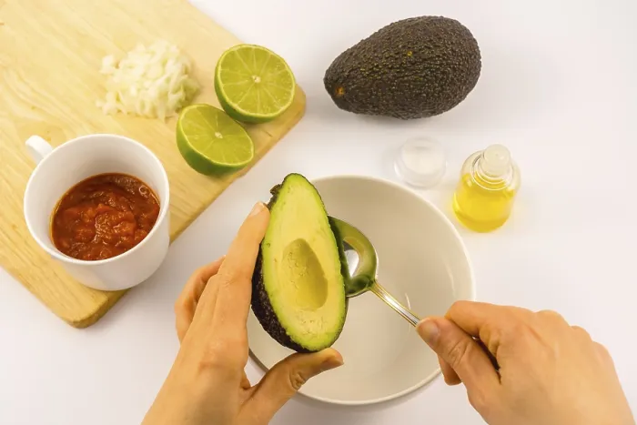 Framed Print : Preparing Guacamole: A Step-by-Step Print Guide