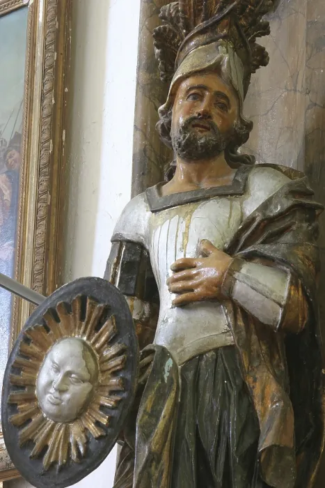 Framed Print : Statue of Saint Print Framed Print : Statue of Saint Print