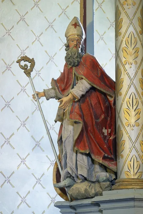 Framed Print : Statue of Saint Print