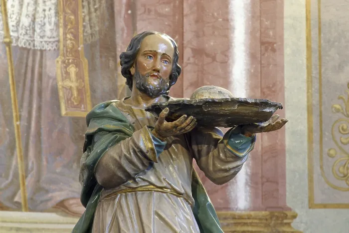 Framed Print : Statue of Saint Print Framed Print : Statue of Saint Print