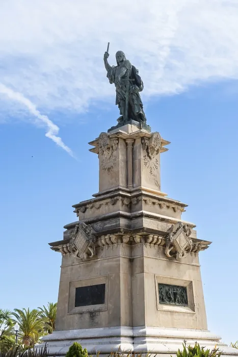 Framed Print : Statue at Balcon Mediterraneo Print