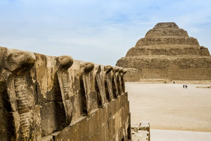 Framed Print : Print of Pyramid of Djoser, Saqqara, Egypt Framed Print : Print of Pyramid of Djoser, Saqqara, Egypt