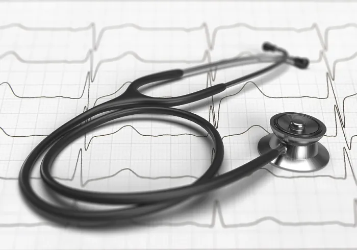 Framed Print : Stethoscope on ECG Print Framed Print : Stethoscope on ECG Print