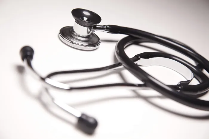 Framed Print : Stethoscope Print on Gradated Background Framed Print : Stethoscope Print on Gradated Background