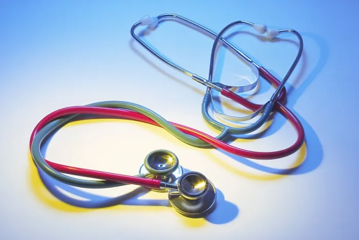 Framed Print : Medical Equipment Print: Stethoscopes Framed Print : Medical Equipment Print: Stethoscopes