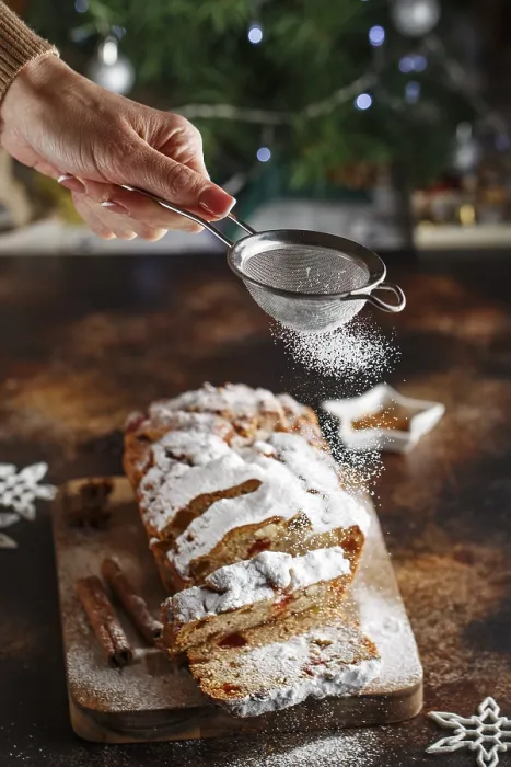 Framed Print : Stollen Print: Powdered Sugar Coating Framed Print : Stollen Print: Powdered Sugar Coating