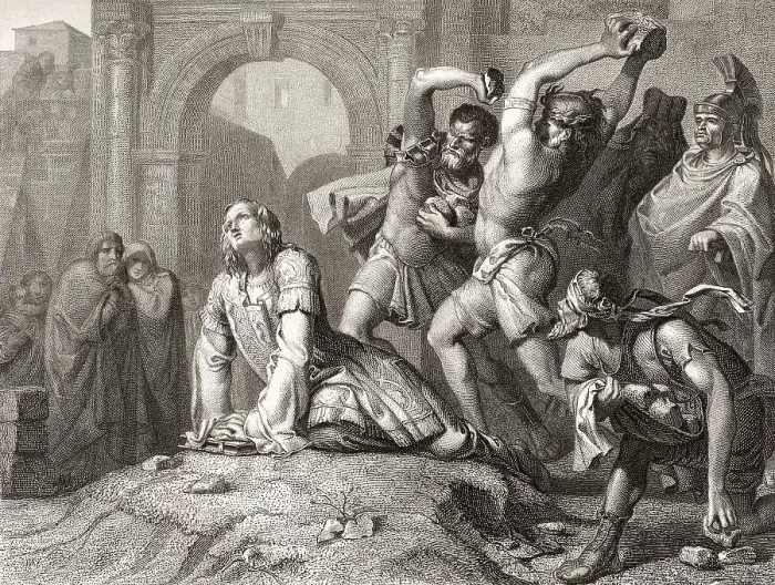 Framed Print : St. Stephen's Stoning Print Framed Print : St. Stephen's Stoning Print