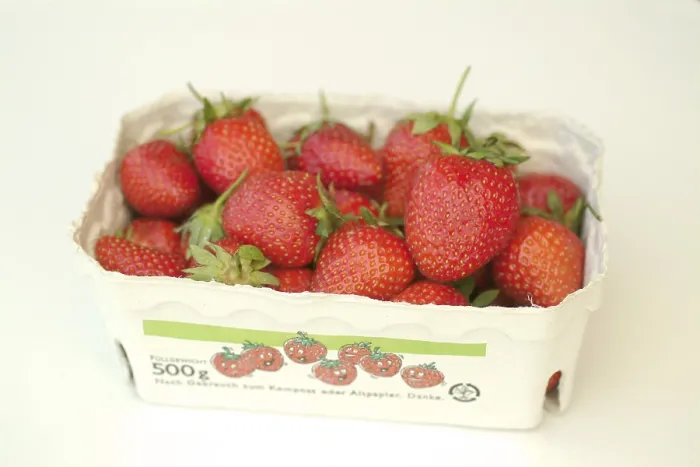 Framed Print : Strawberries Print by ImageBROKER