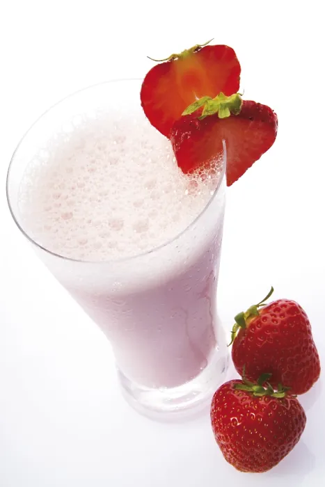 Framed Print : Strawberry Shake Print
