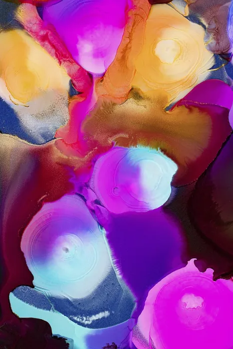 Framed Print : Vibrant Ink Splashes Print Framed Print : Vibrant Ink Splashes Print