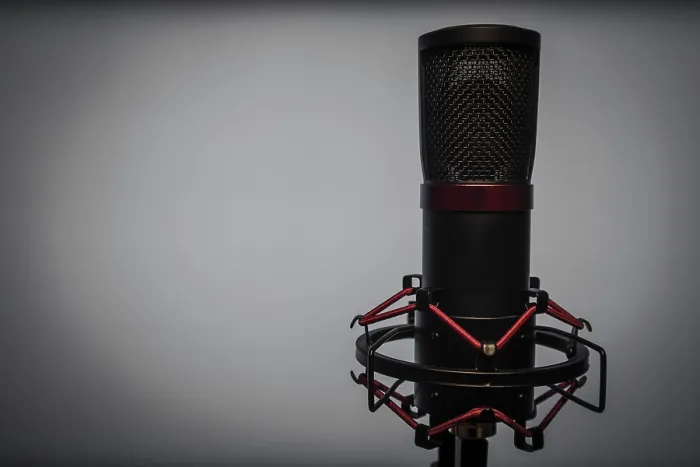 Framed Print : Studio Microphone Print Framed Print : Studio Microphone Print