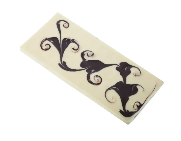 Framed Print : White Chocolate Bar Print with Pattern Framed Print : White Chocolate Bar Print with Pattern