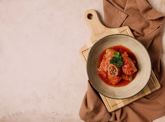 Framed Print : Print of Stuffed Cabbage Rolls in Tomato Sauce Framed Print : Print of Stuffed Cabbage Rolls in Tomato Sauce