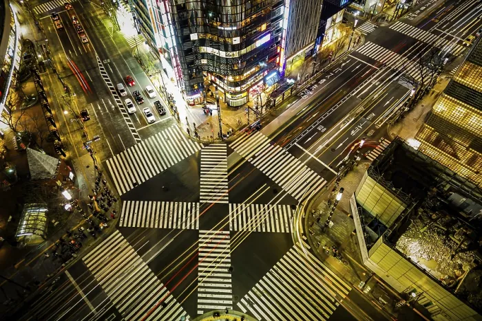 Framed Print : Sukiyabashi Intersection Print, Tokyo Metropolitan Area Framed Print : Sukiyabashi Intersection Print, Tokyo Metropolitan Area