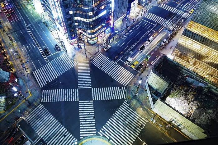 Framed Print : Sukiyabashi Intersection Print, Tokyo Metropolitan Area Framed Print : Sukiyabashi Intersection Print, Tokyo Metropolitan Area