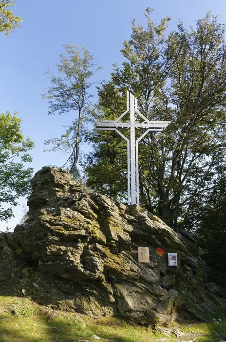 Framed Print : Summit Cross Print, Geschriebenstein, Austria Framed Print : Summit Cross Print, Geschriebenstein, Austria