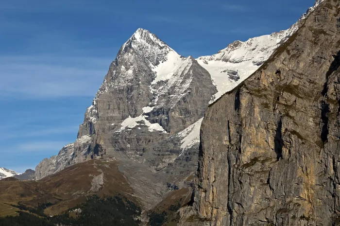 Framed Print : Eiger Mountain Summit Print, Murren, Berner Oberland Framed Print : Eiger Mountain Summit Print, Murren, Berner Oberland