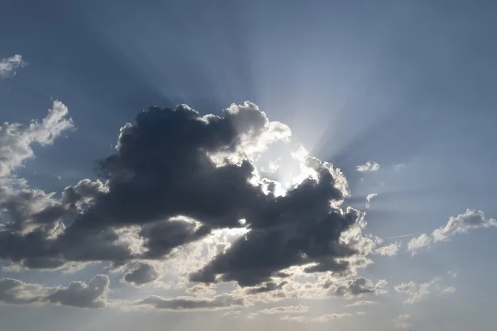 Framed Print : Sun behind a Cloud with Rays of Light Print Framed Print : Sun behind a Cloud with Rays of Light Print