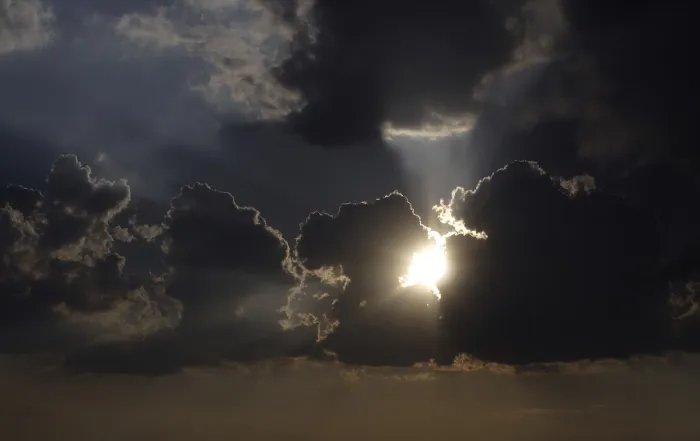 Framed Print : Sun behind Storm Clouds Print Framed Print : Sun behind Storm Clouds Print
