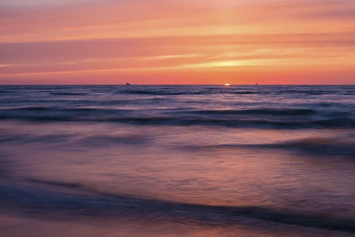 Framed Print : Baltic Coast Sunset Print
