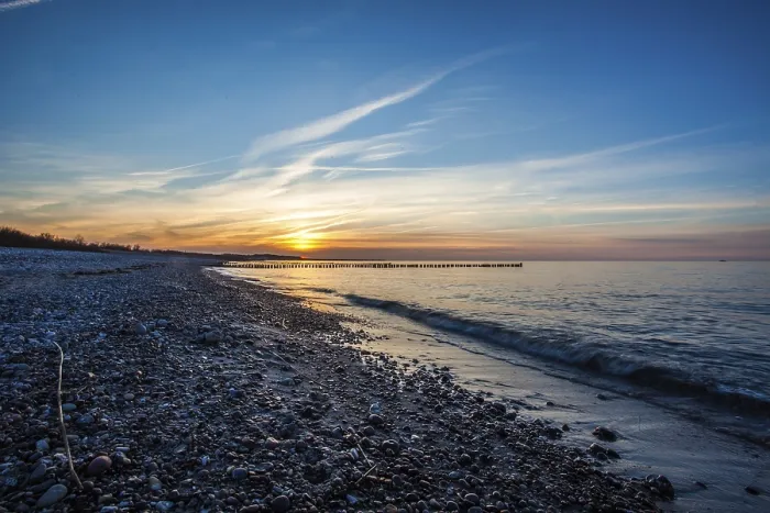 Framed Print : Baltic Sea Sunset Print Framed Print : Baltic Sea Sunset Print