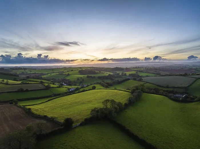Framed Print : Devon Sunset Print, England UK Framed Print : Devon Sunset Print, England UK