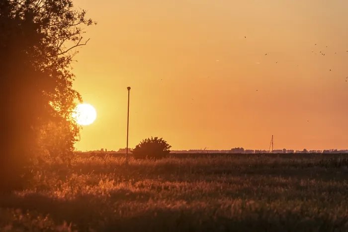 Framed Print : Sunset on the Marken Peninsula Print, Netherlands Framed Print : Sunset on the Marken Peninsula Print, Netherlands