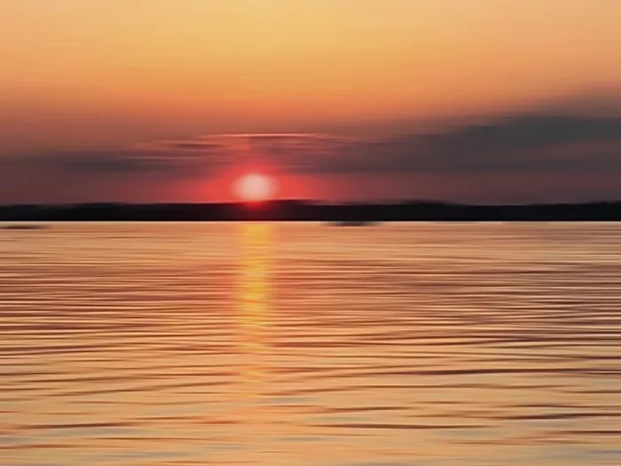 Framed Print : Motion Blur Sunset Print