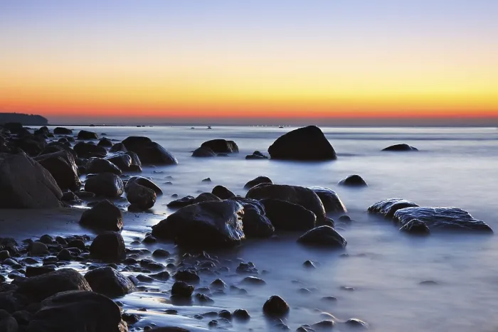 Framed Print : Sunset on Poel Island Print Framed Print : Sunset on Poel Island Print