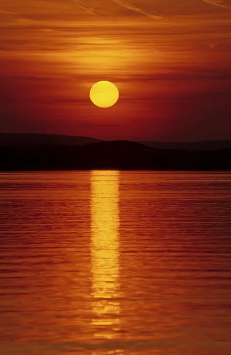 Framed Print : Sunset at the Reichenau Print Framed Print : Sunset at the Reichenau Print