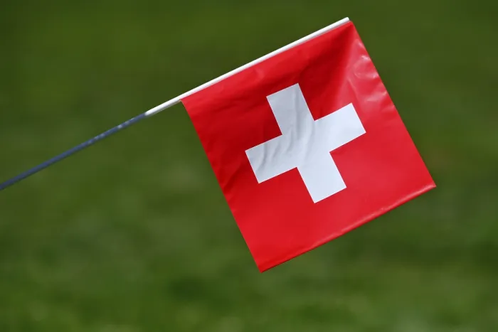 Framed Print : Swiss Flag Print by ImageBROKER Framed Print : Swiss Flag Print by ImageBROKER