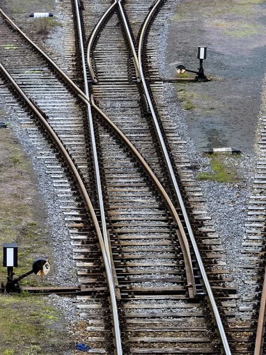 Framed Print : Railway Switch Print: Decision and Separation Framed Print : Railway Switch Print: Decision and Separation