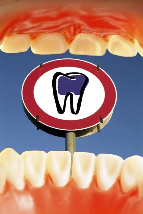 Framed Print : Symbolic Print of Teeth Framed Print : Symbolic Print of Teeth