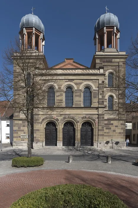 Framed Print : Former Synagogue Print, Kitzingen, Bavaria, Germany