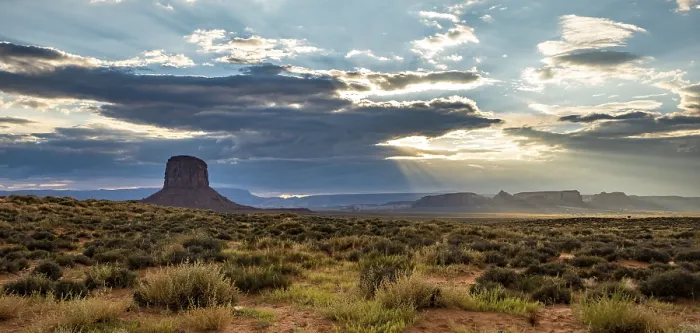 Framed Print : Table Mountains Print in Cloudy Arizona Sky Framed Print : Table Mountains Print in Cloudy Arizona Sky