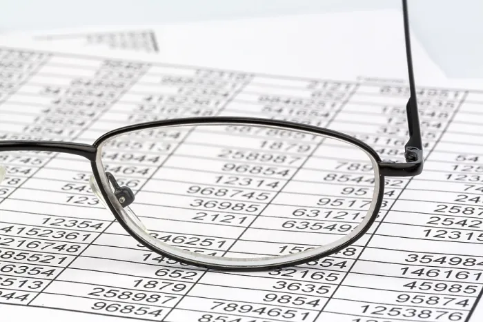 Framed Print : Business Print: Turnover and Expenditure Figures Framed Print : Business Print: Turnover and Expenditure Figures